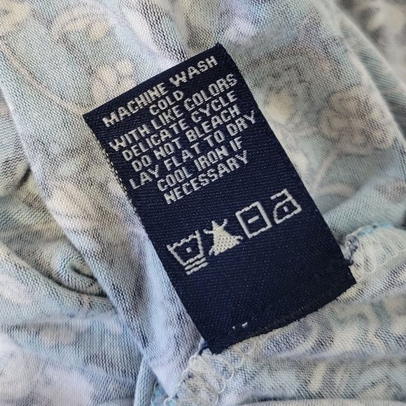 Max Edition Blue Aztec Print Sleeveless Scoop Neck Tank Top Women's Small 1285 - Picture 3 of 5